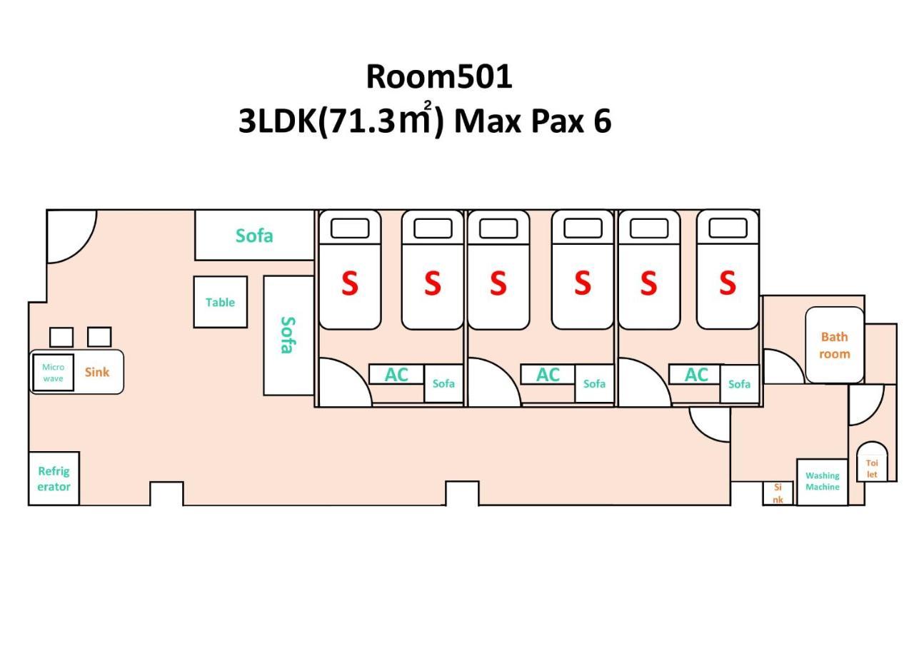 Namba West Saika Apartman Oszaka Kültér fotó